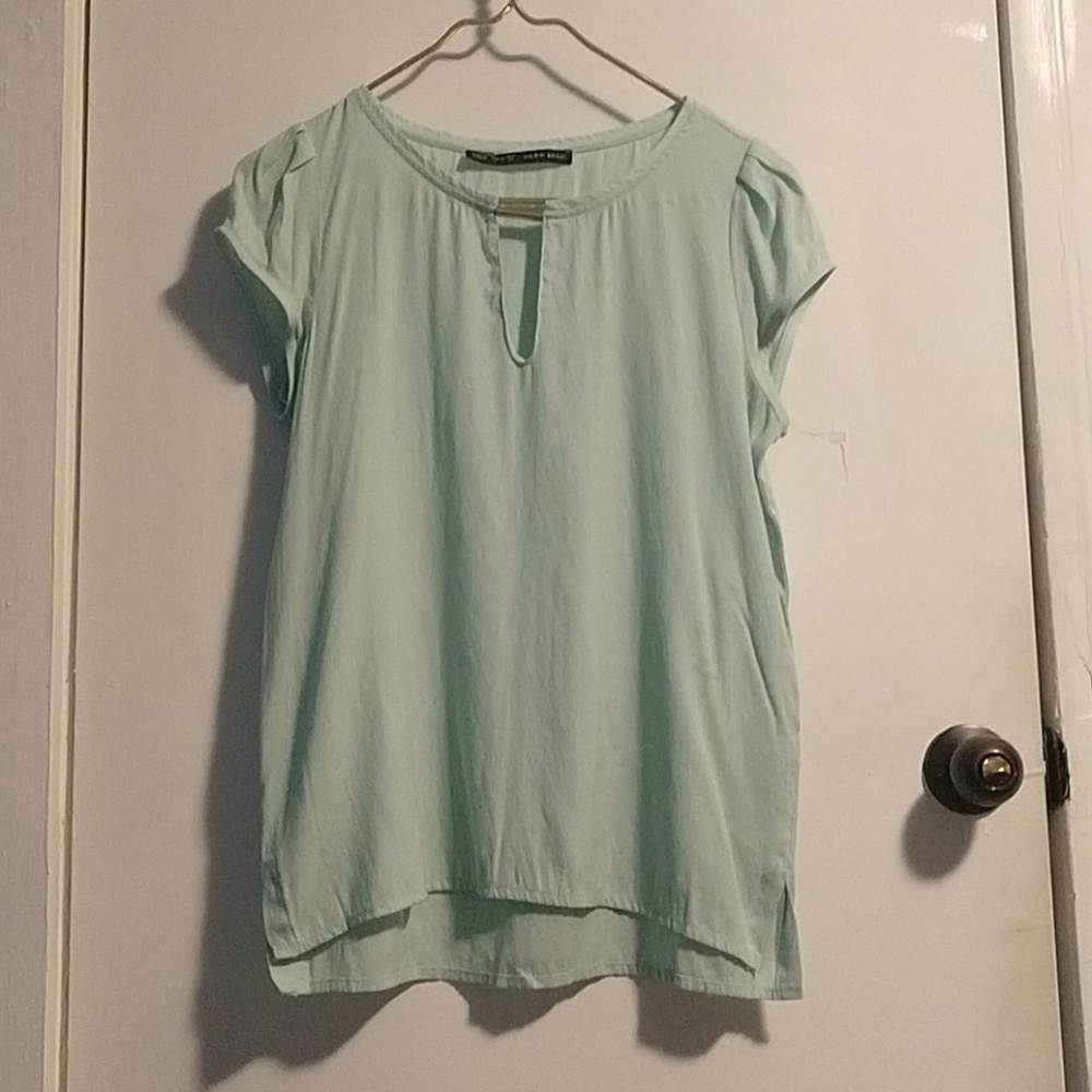 Light Green Zara Blouse Small